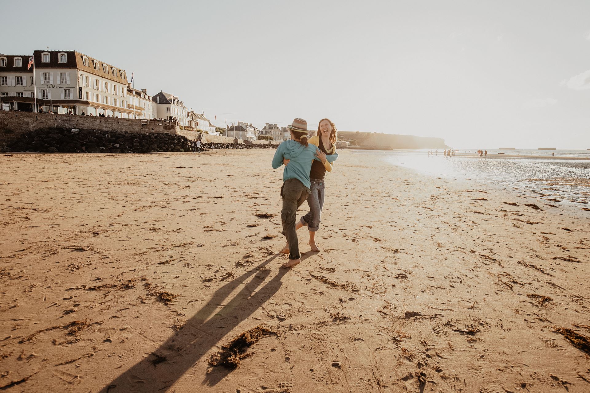 Sunset-Session in der Normandie