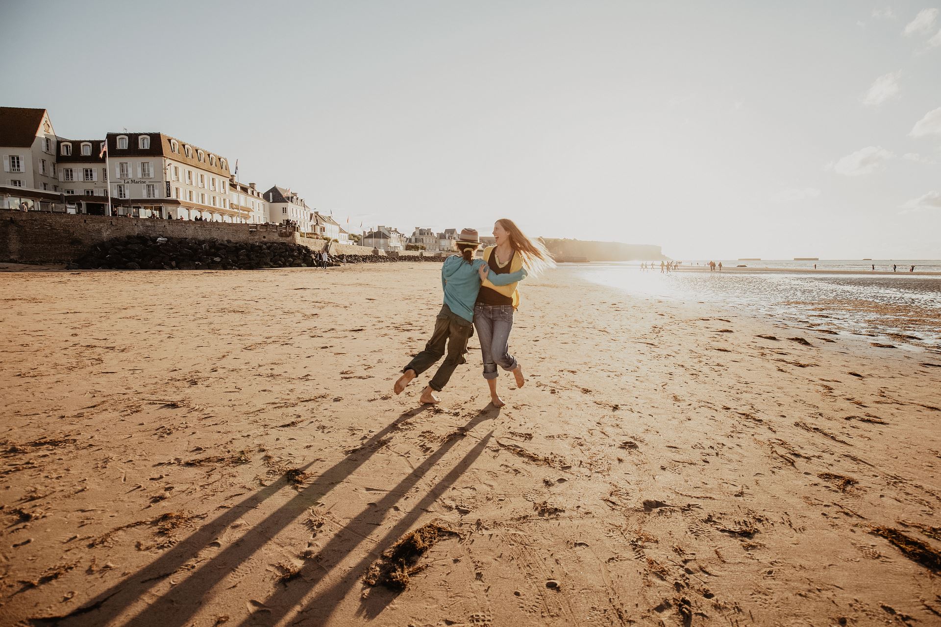 Sunset-Session in der Normandie