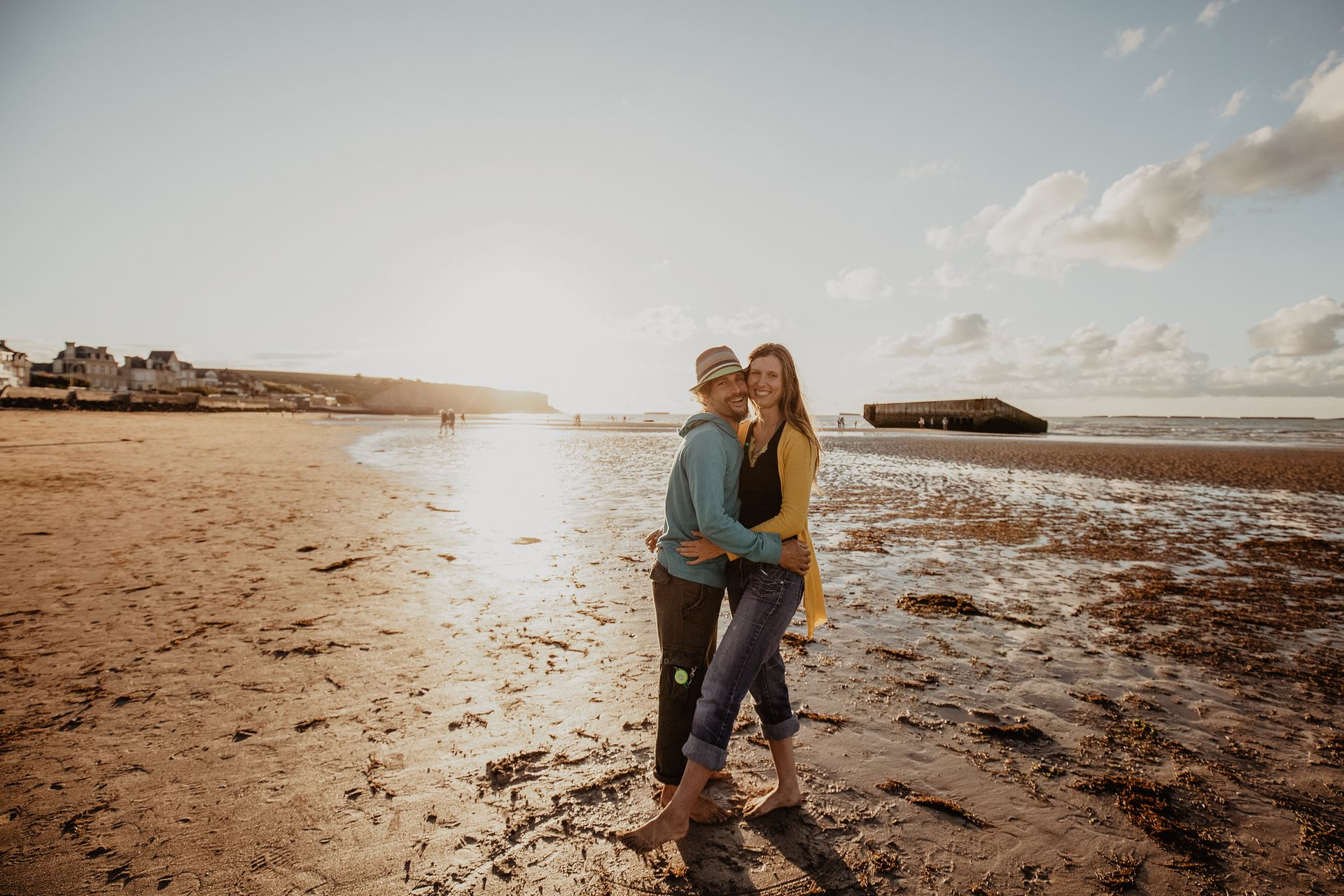 Sunset-Session in der Normandie