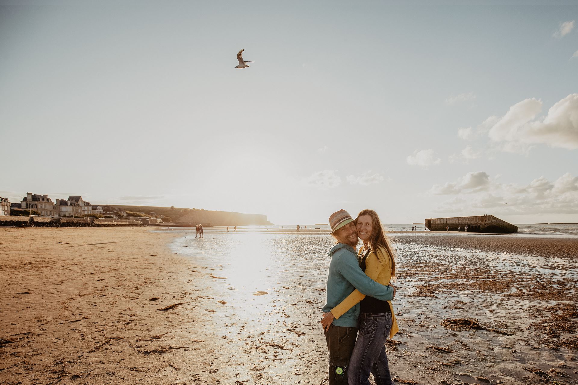 Sunset-Session in der Normandie