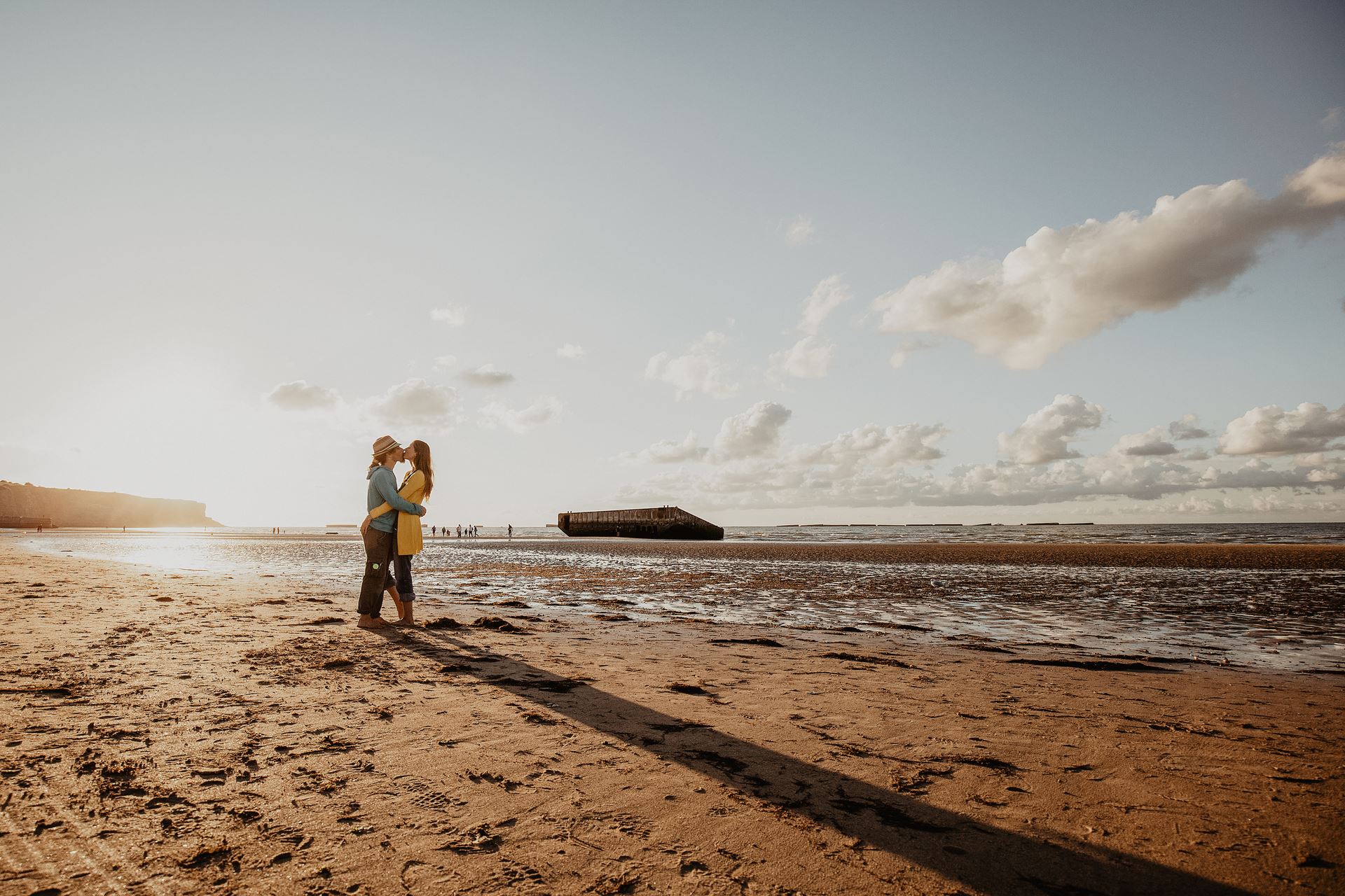 Sunset-Session in der Normandie