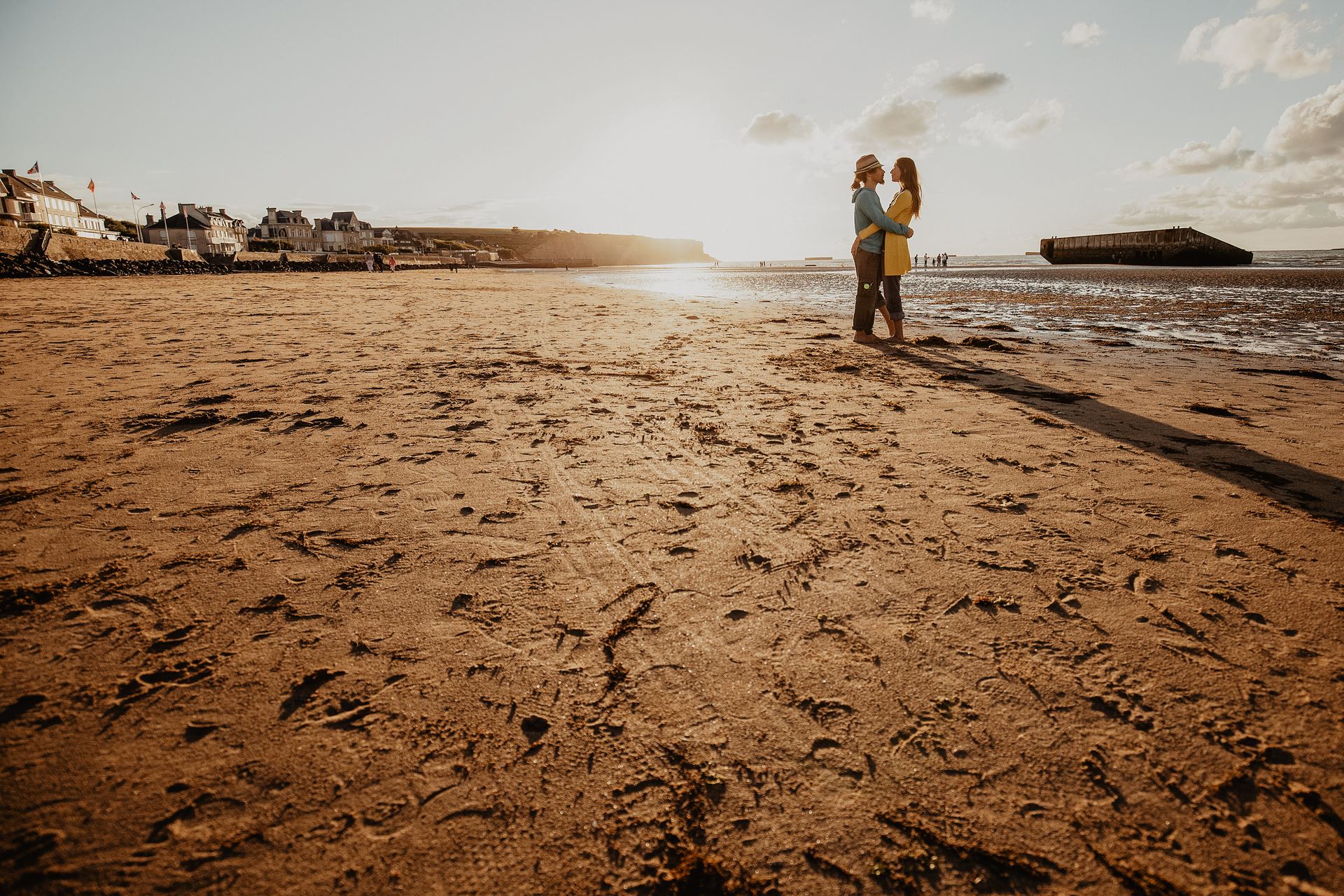 Sunset-Session in der Normandie