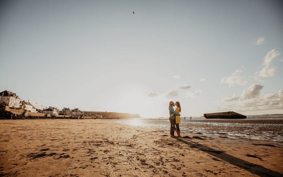 Sunset-Session in der Normandie