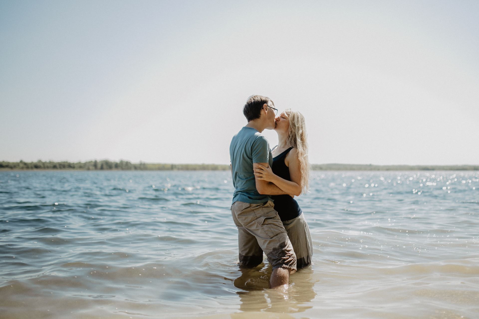 Paarshooting am und im See