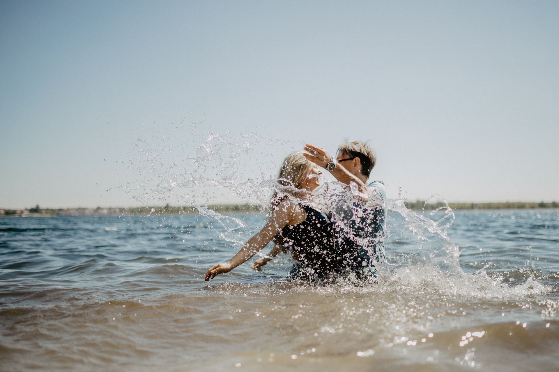 Paarshooting am und im See