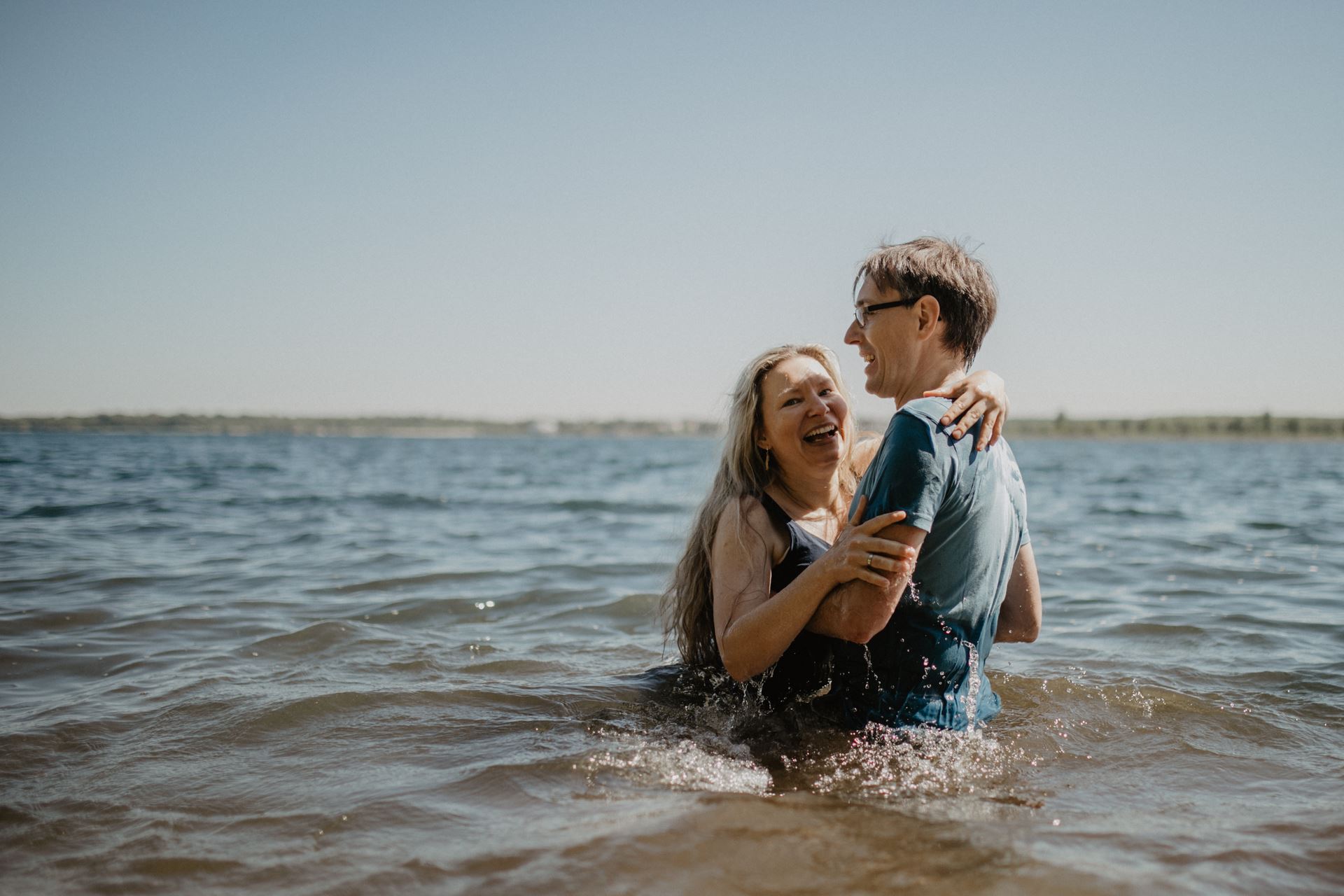 Paarshooting am und im See