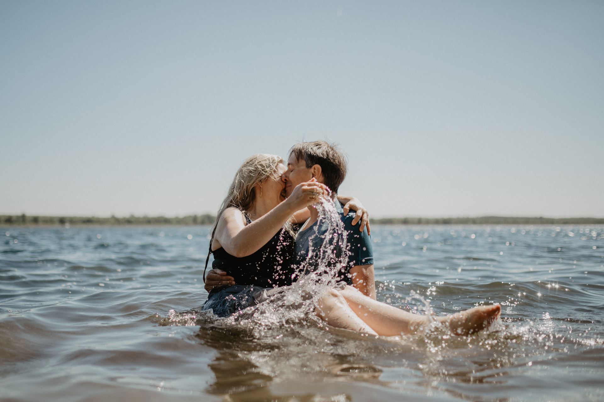 Paarshooting am und im See