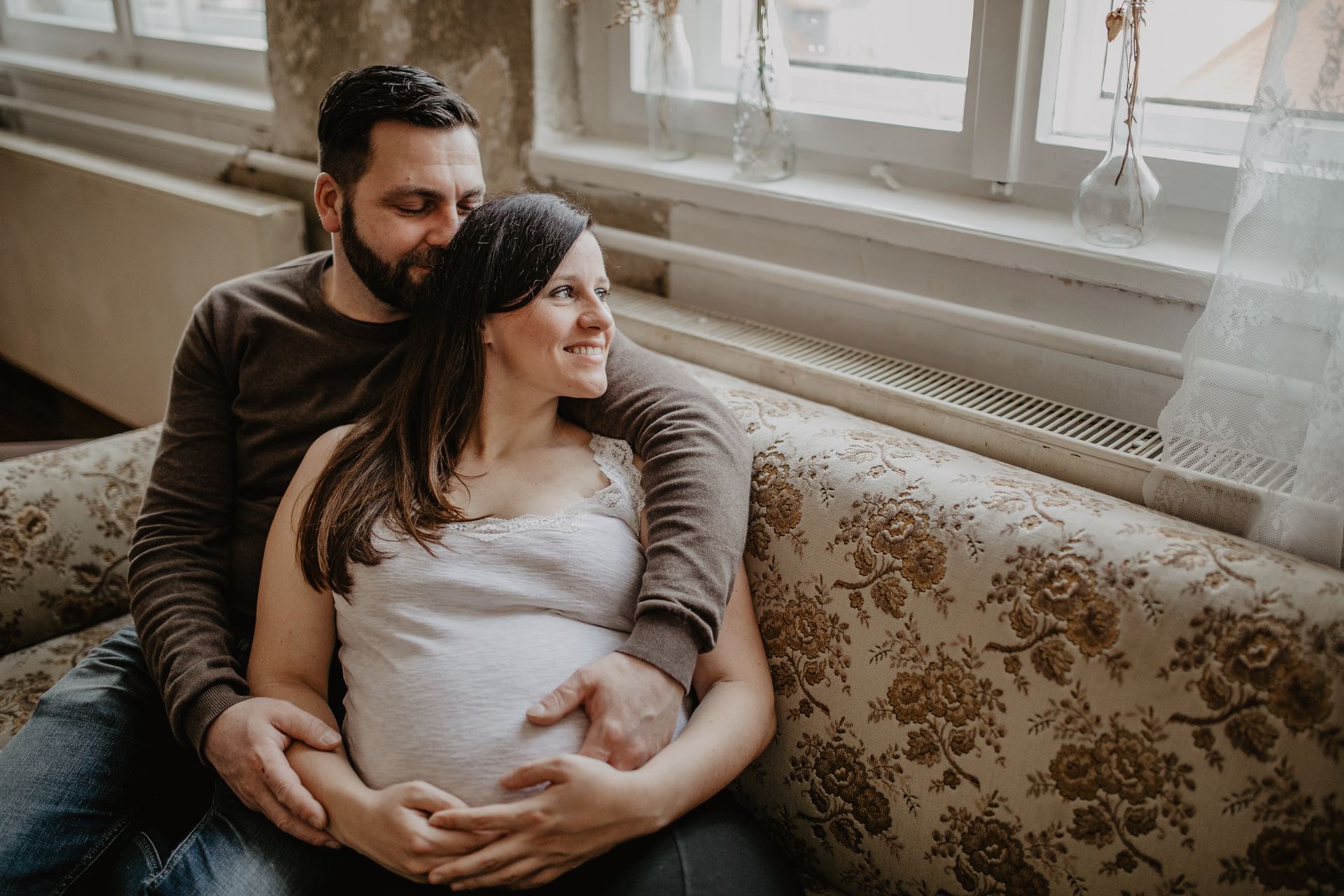 Schwangerschaft-Shooting-Babybauch-Studio