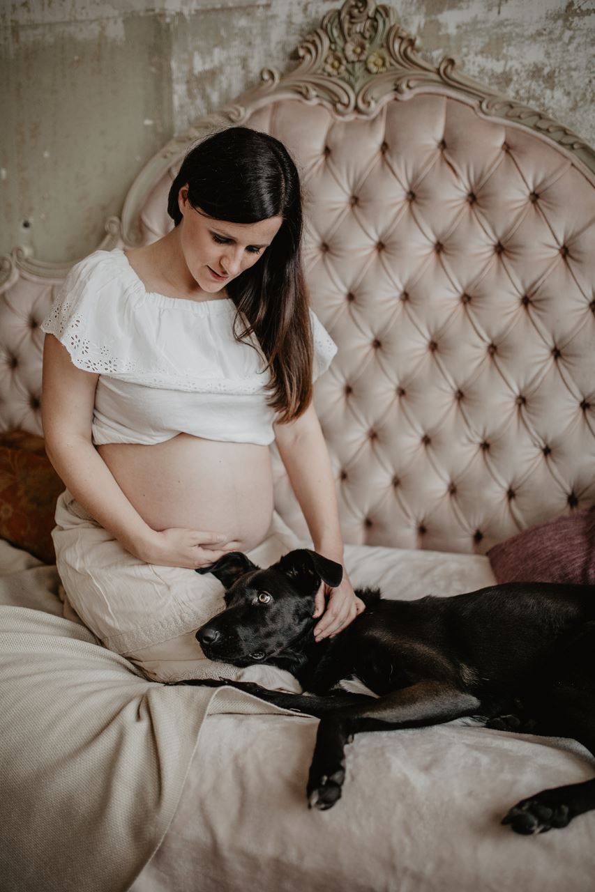Schwangerschaft-Shooting-Babybauch-Studio