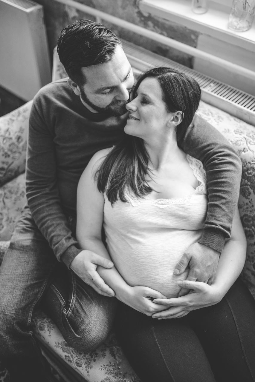 Schwangerschaft-Shooting-Babybauch-Studio