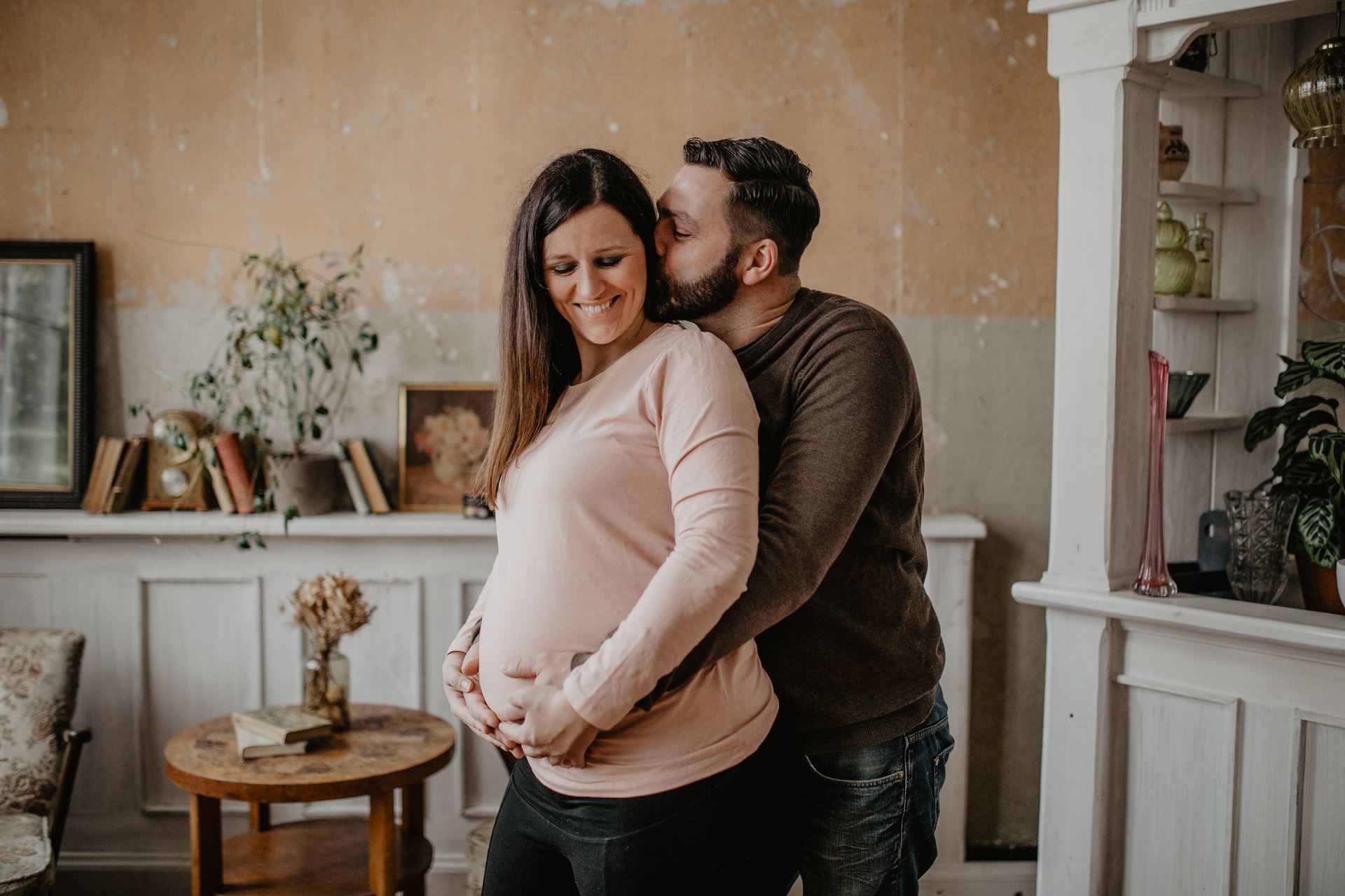 Schwangerschaft-Shooting-Babybauch-Studio